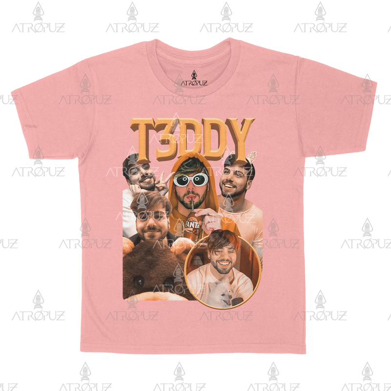 Camiseta Algodão Unissex Tshirt Graphic Tee T3ddy Teddy