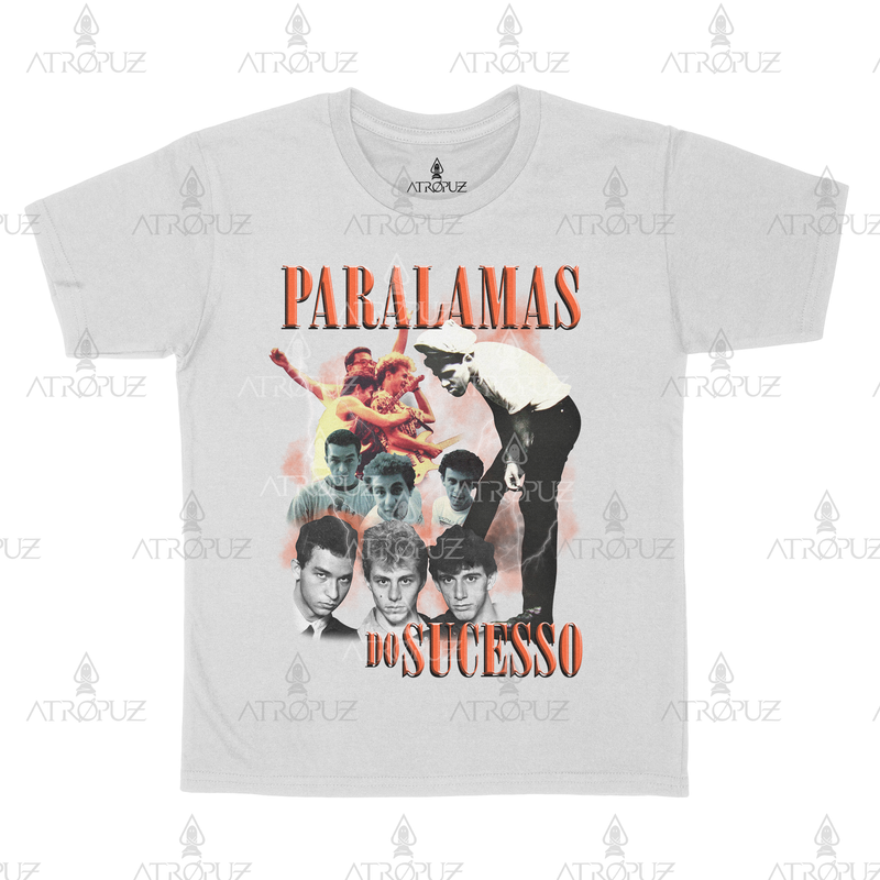 Camiseta Algodão Unissex Tshirt Graphic Tee Paralamas do Sucesso