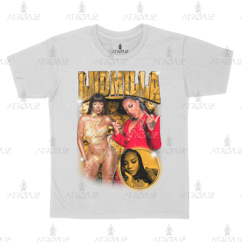 Camiseta Algodão Unissex Ludmilla