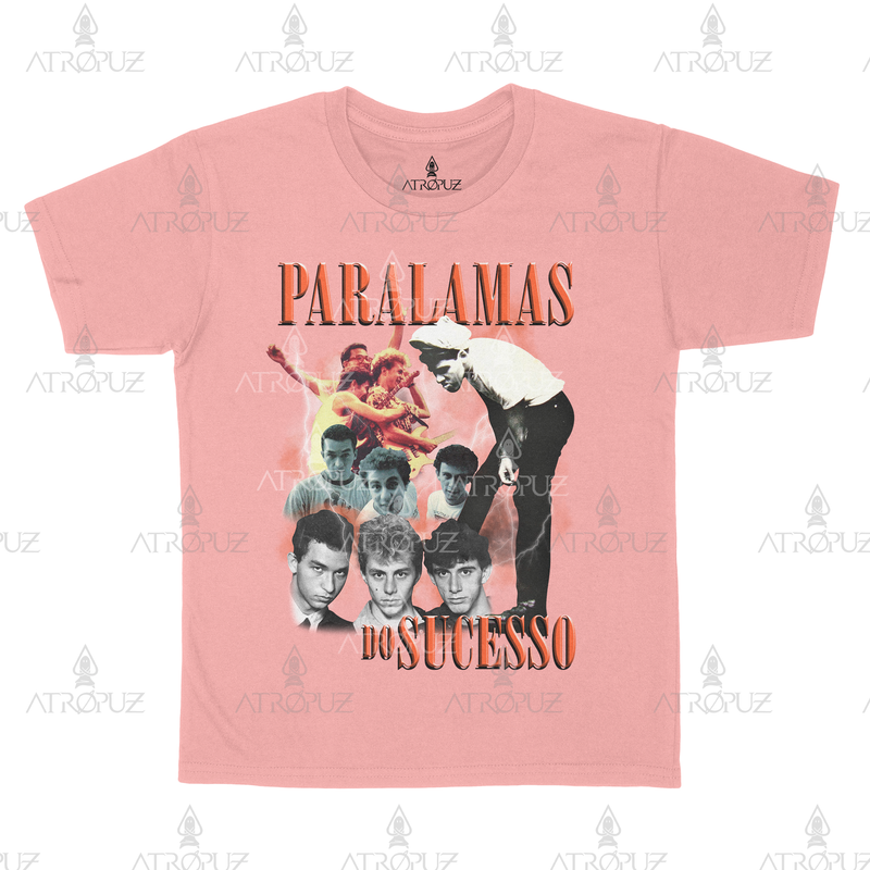 Camiseta Algodão Unissex Tshirt Graphic Tee Paralamas do Sucesso