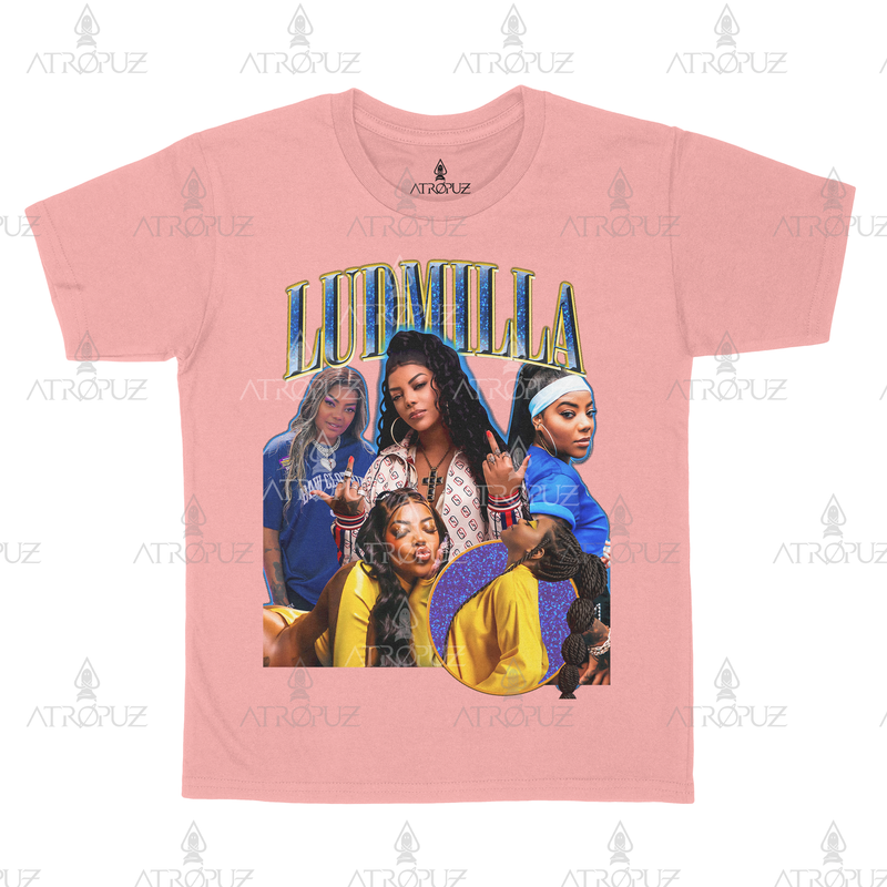 Camiseta Algodão Unissex Cantora Ludmila Graphic Tees