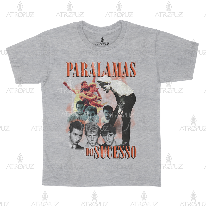 Camiseta Algodão Unissex Tshirt Graphic Tee Paralamas do Sucesso