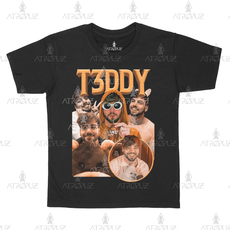 Camiseta Algodão Unissex Tshirt Graphic Tee T3ddy Teddy