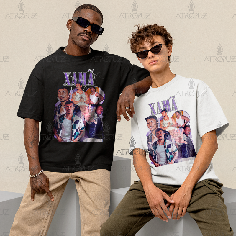 Camiseta Algodão Unissex Tshirt Graphic Tee Xamã