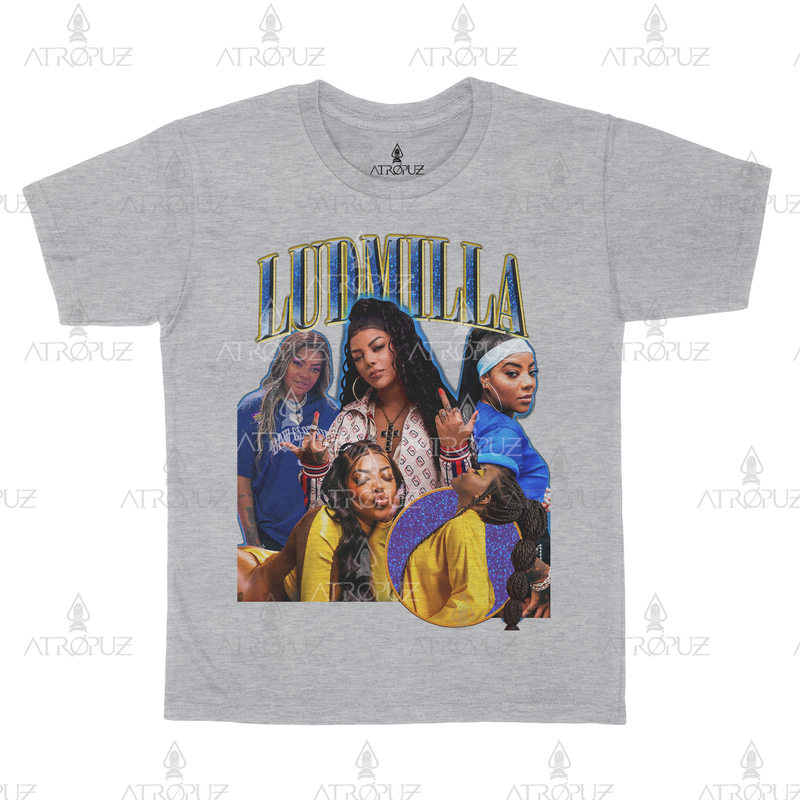 Camiseta Algodão Unissex Cantora Ludmila Graphic Tees