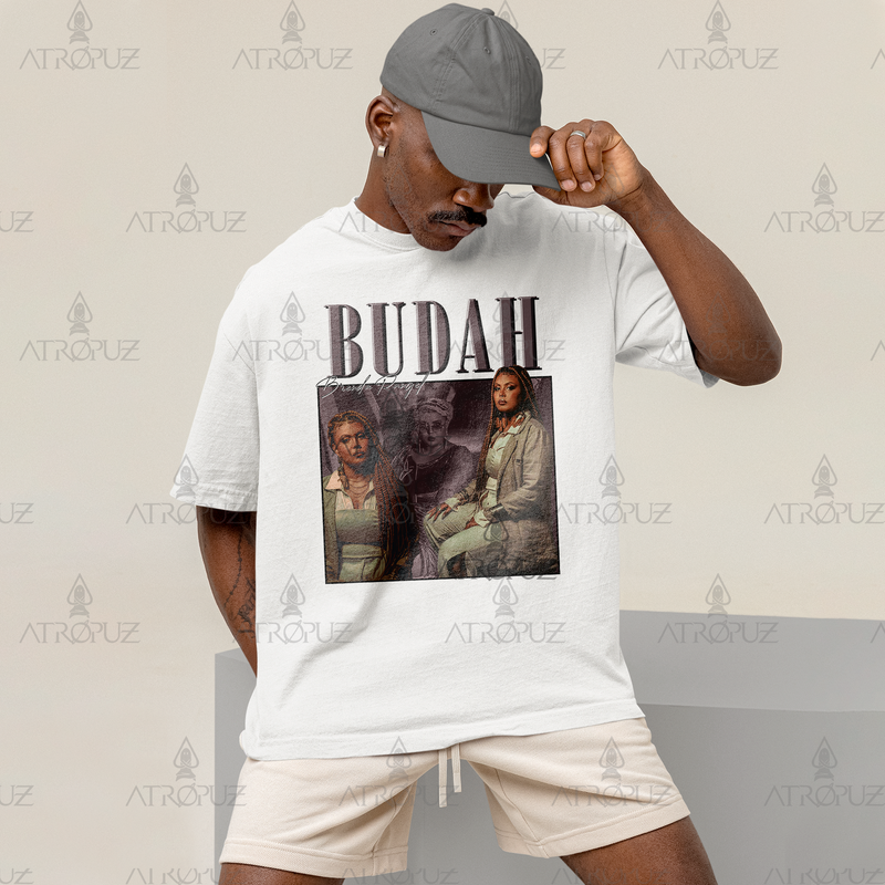 Camiseta Algodão Unissex Tshirt Graphic Tee Budah Brenda Rangel