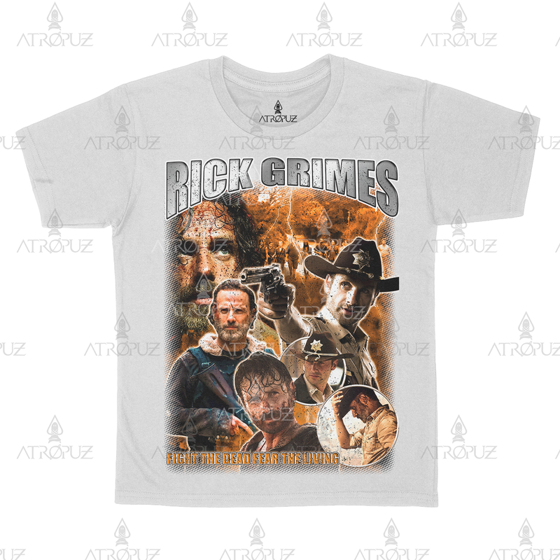 Camiseta Algodão Unissex Rick Grimes The Walking Dead