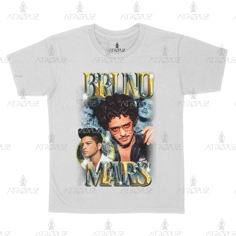 Camiseta Algodão Unissex Tshirt Bruno Mars
