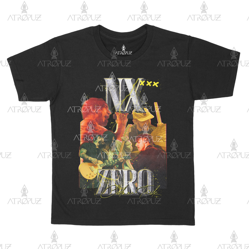 Camiseta Algodão Unissex Banda NX Zero Cedo ou Tarde