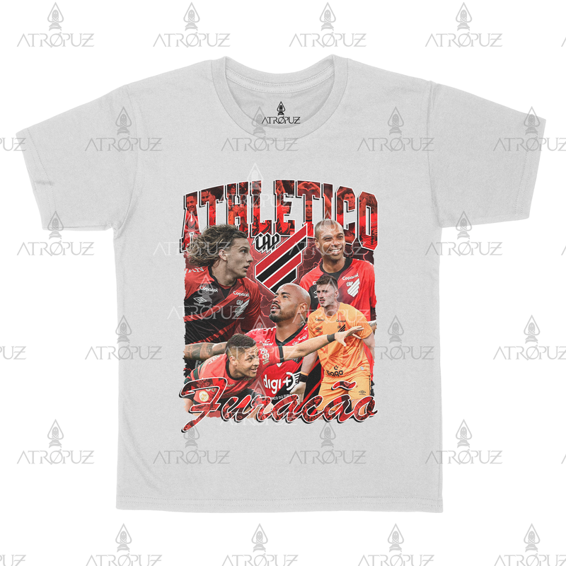 Camiseta Algodão Unissex Athletico Paranaense Furacão