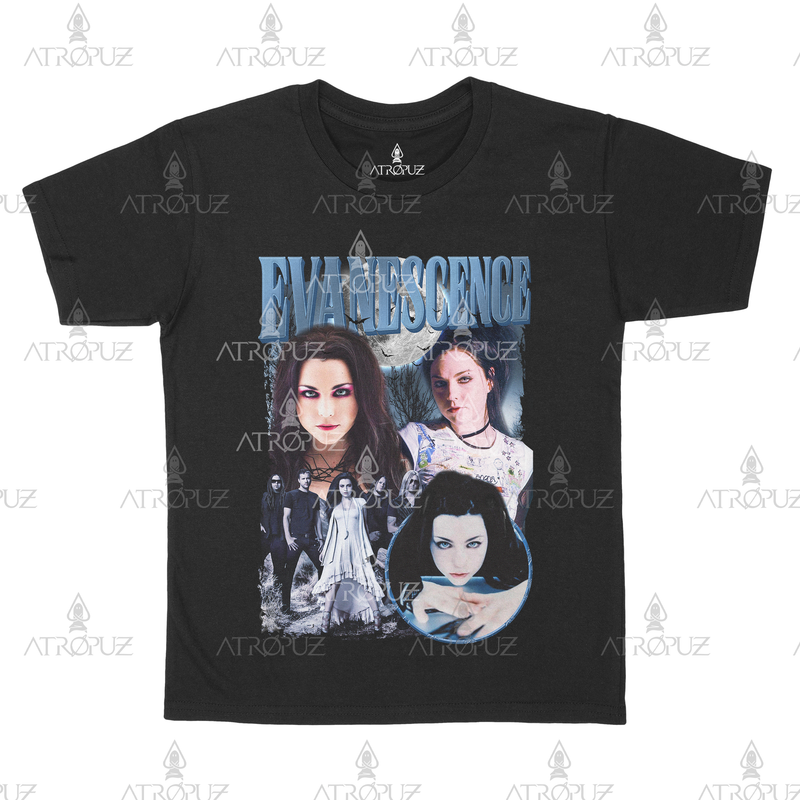 Camiseta Algodão Unissex Banda Evanescence Rock