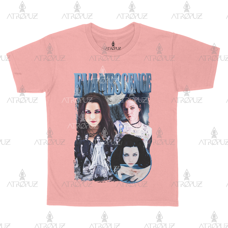 Camiseta Algodão Unissex Banda Evanescence Rock