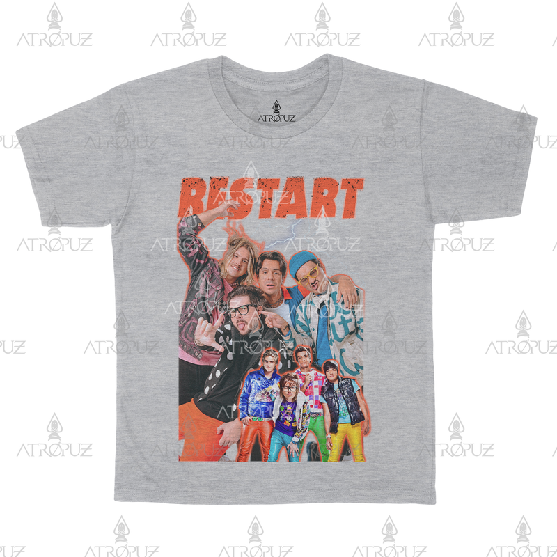 Camiseta Algodão Unissex Banda Restart