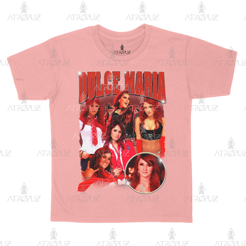 Camiseta Algodão Unissex Dulce Maria RBD Rebeldes