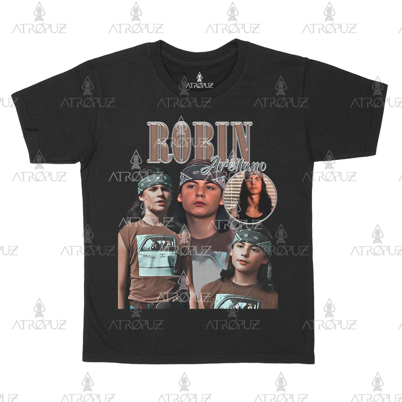 Camiseta Algodão Unissex Graphic Tees Robin Arellano O Telefone Preto