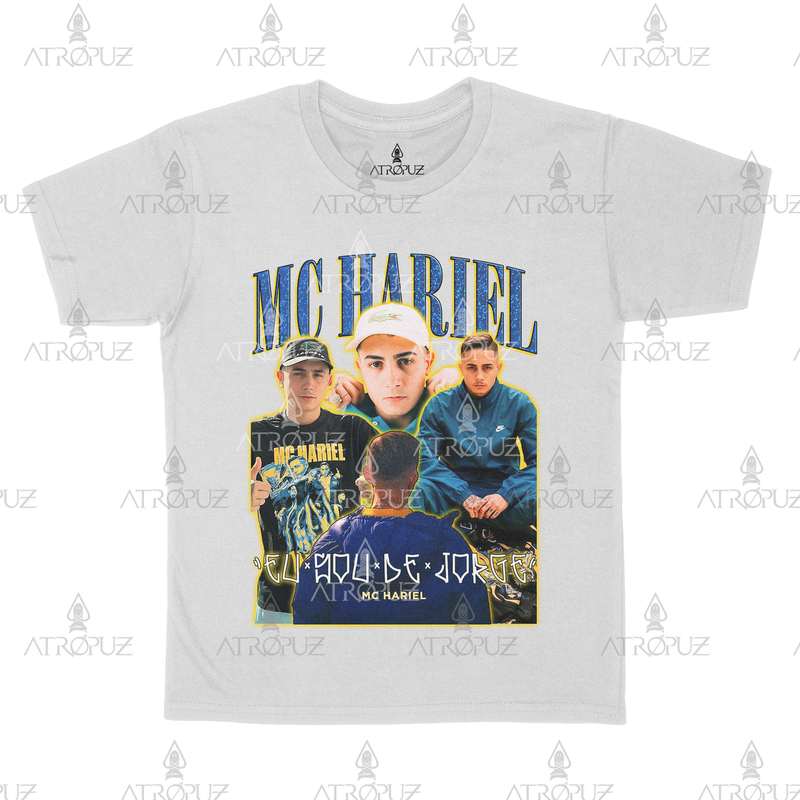 Camiseta Algodão Unissex MC Hariel funk trap