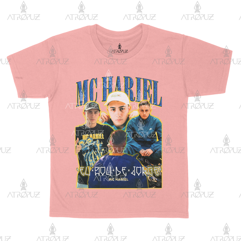 Camiseta Algodão Unissex MC Hariel funk trap