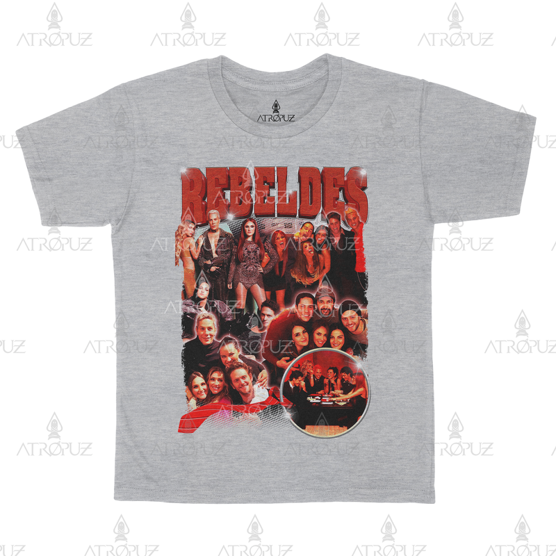 Camiseta Algodão Unissex Rebeldes RBD