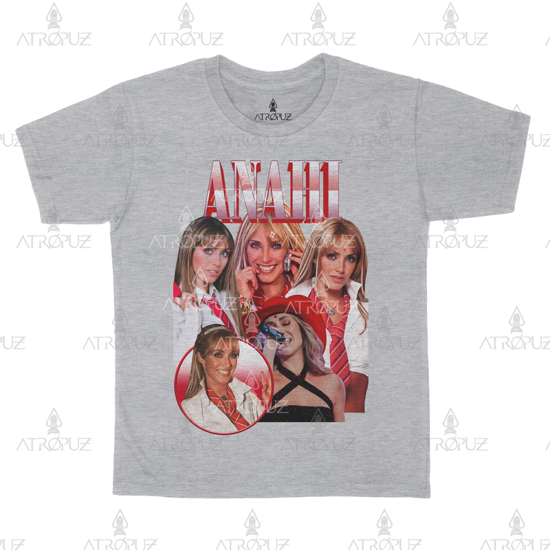 Camiseta Algodão Unissex Tshirt Graphic Tee Anahi RBD Rebeldes
