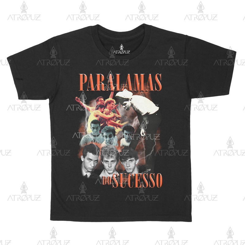 Camiseta Algodão Unissex Tshirt Graphic Tee Paralamas do Sucesso