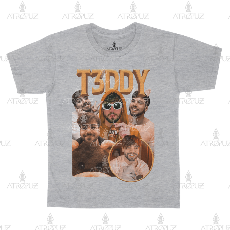 Camiseta Algodão Unissex Tshirt Graphic Tee T3ddy Teddy