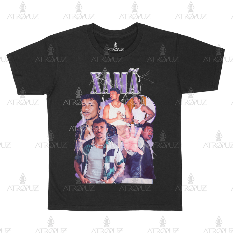 Camiseta Algodão Unissex Tshirt Graphic Tee Xamã