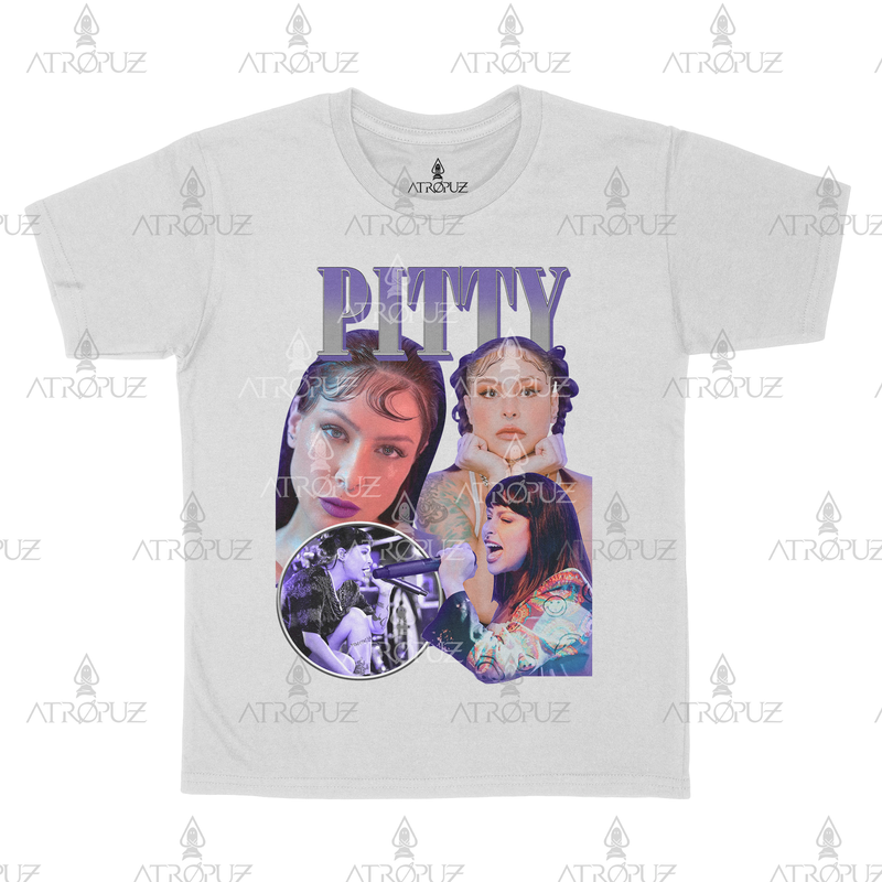 Camiseta Algodão Unissex T shirt Graphic Tees cantora Pitty rock