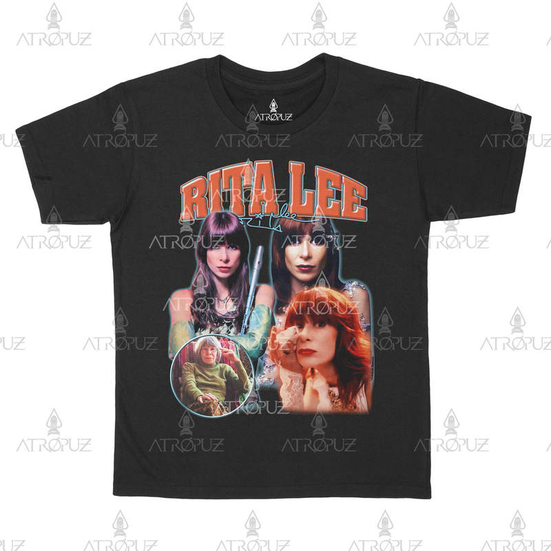 Camiseta Algodão Unissex Tshirt Graphic Tees cantora Rita Lee rock