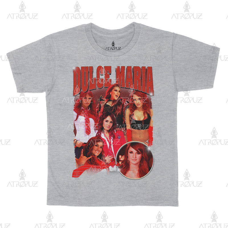 Camiseta Algodão Unissex Dulce Maria RBD Rebeldes