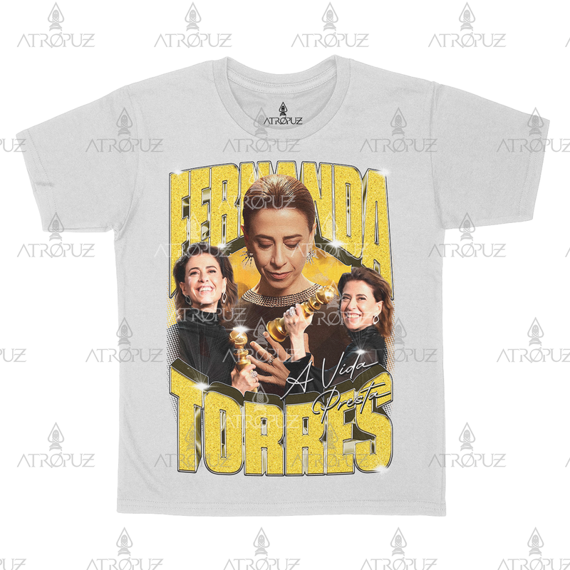 Camiseta Algodão Unissex Fernanda Torres