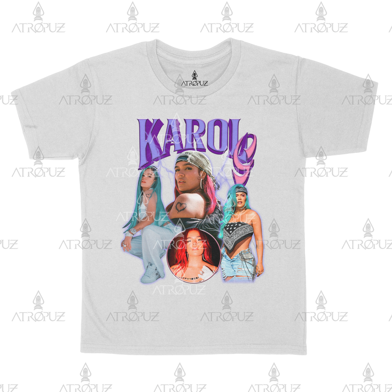 Camiseta Algodão Unissex Cantora Karol G Graphic Tees