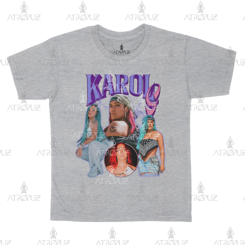 Camiseta Algodão Unissex Cantora Karol G Graphic Tees