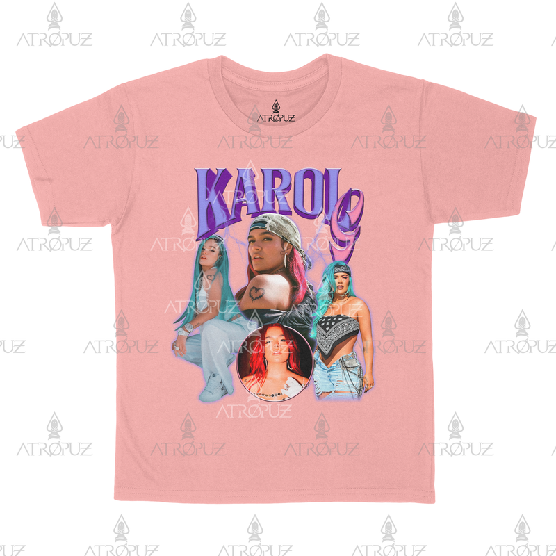 Camiseta Algodão Unissex Cantora Karol G Graphic Tees