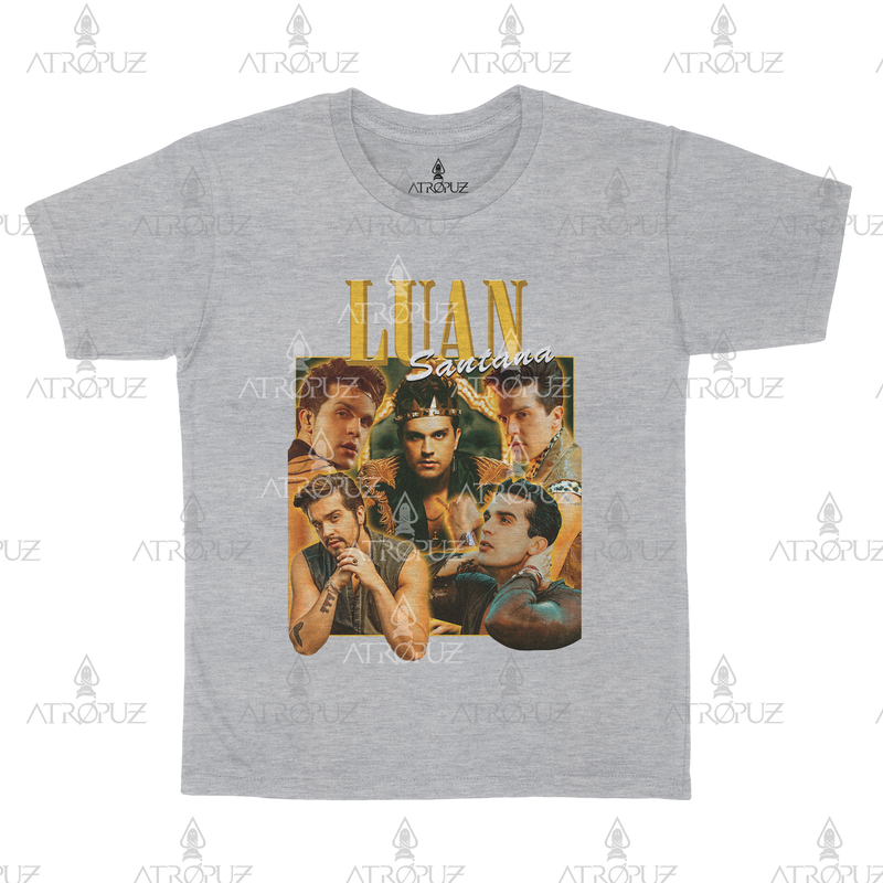 Camiseta Algodão Unissex Cantor Luan Santana Graphic Tees