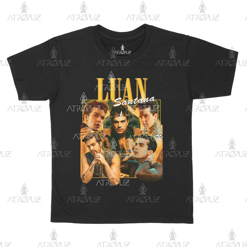 Camiseta Algodão Unissex Cantor Luan Santana Graphic Tees