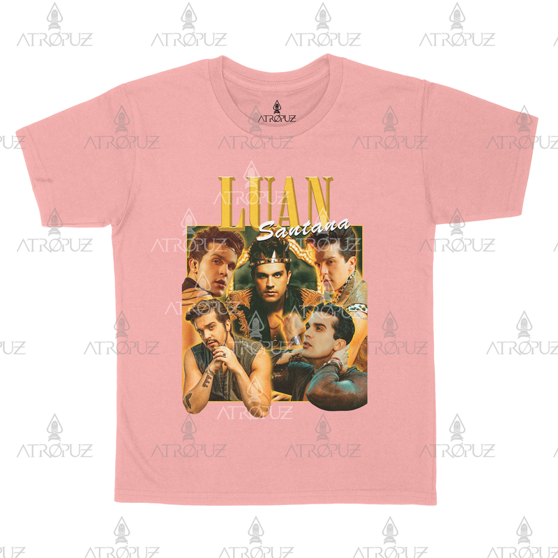 Camiseta Algodão Unissex Cantor Luan Santana Graphic Tees