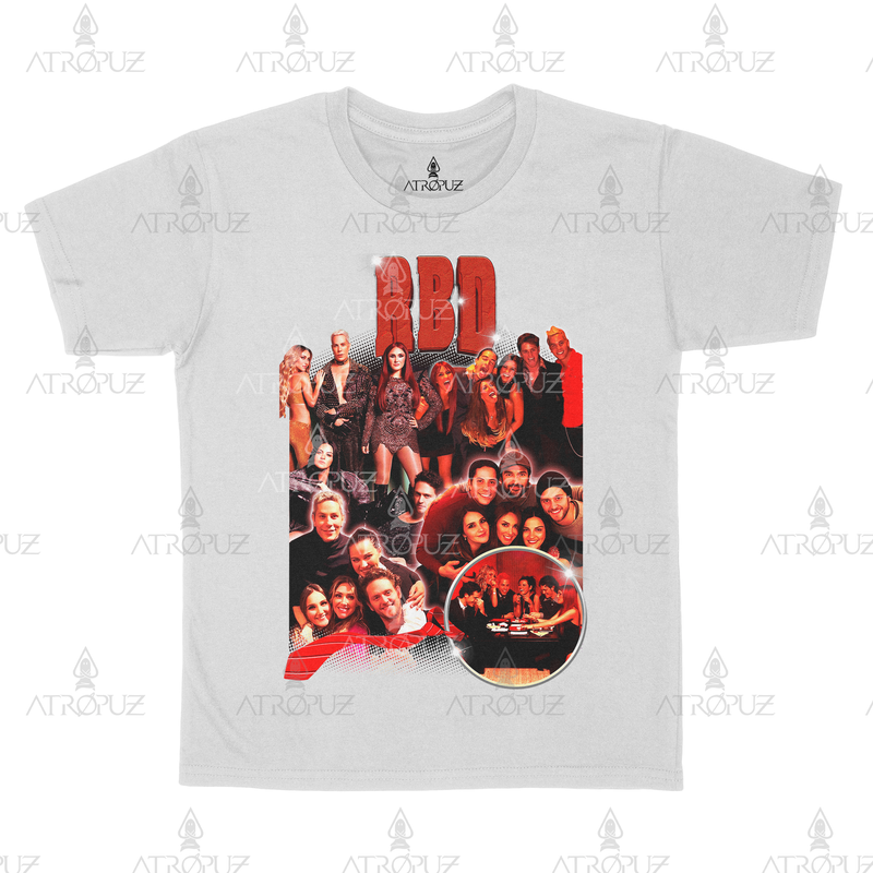 Camiseta Algodão Unissex Banda RBD Rebeldes