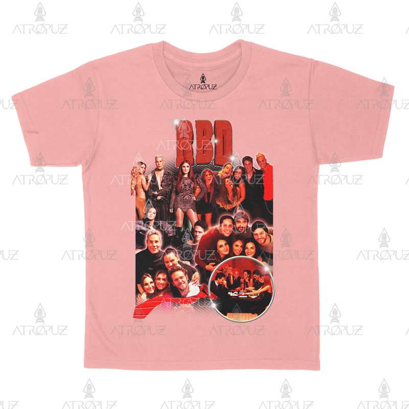 Camiseta Algodão Unissex Banda RBD Rebeldes