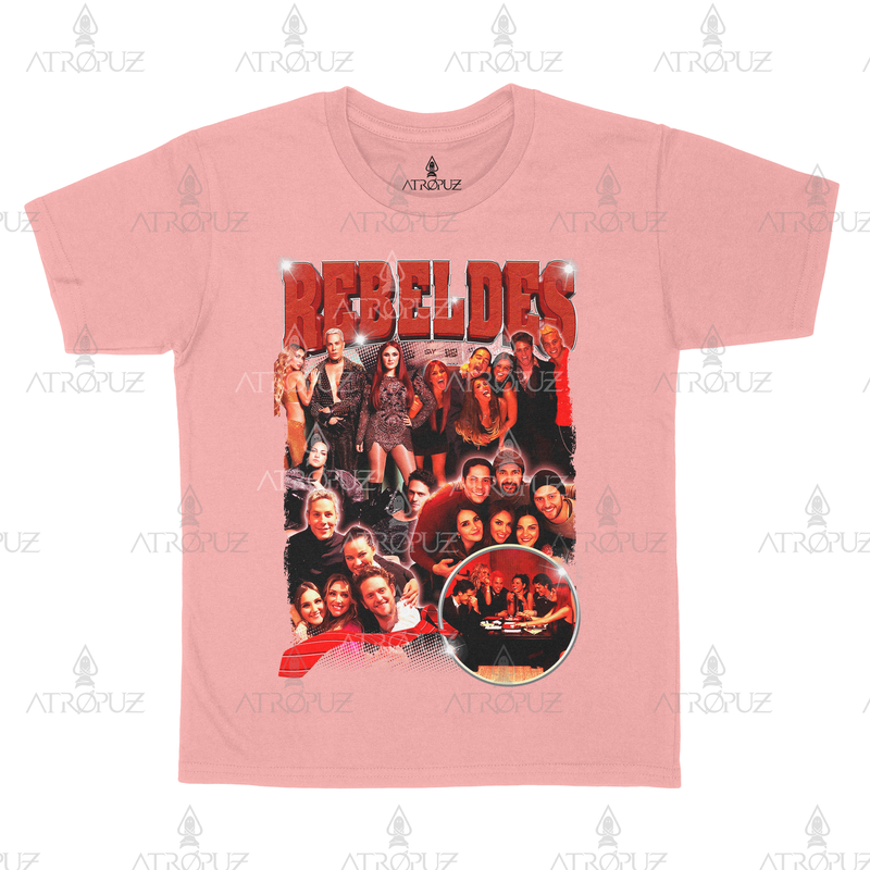 Camiseta Algodão Unissex Rebeldes RBD