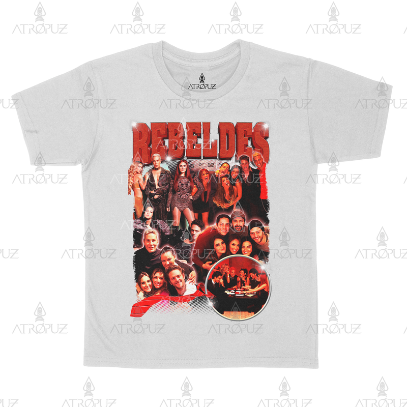 Camiseta Algodão Unissex Rebeldes RBD