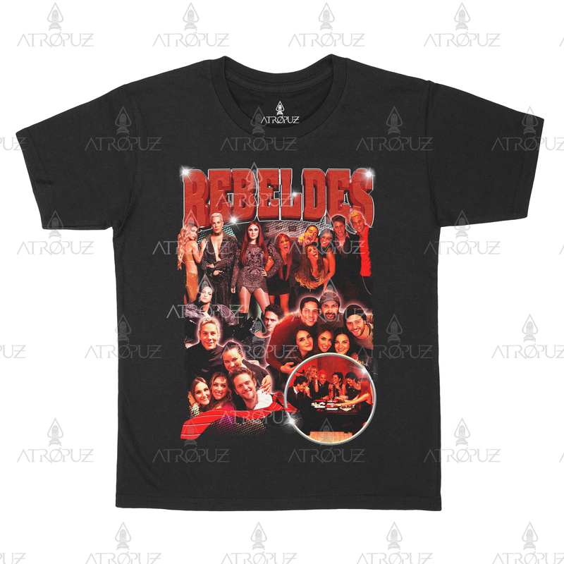 Camiseta Algodão Unissex Rebeldes RBD