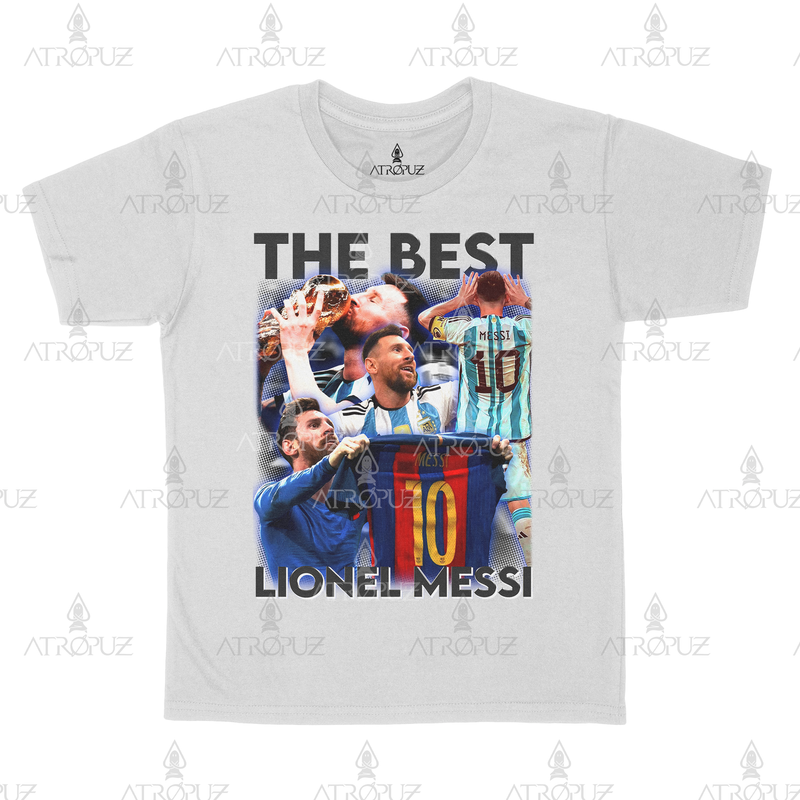 Camiseta Algodão Unissex The Best Messi