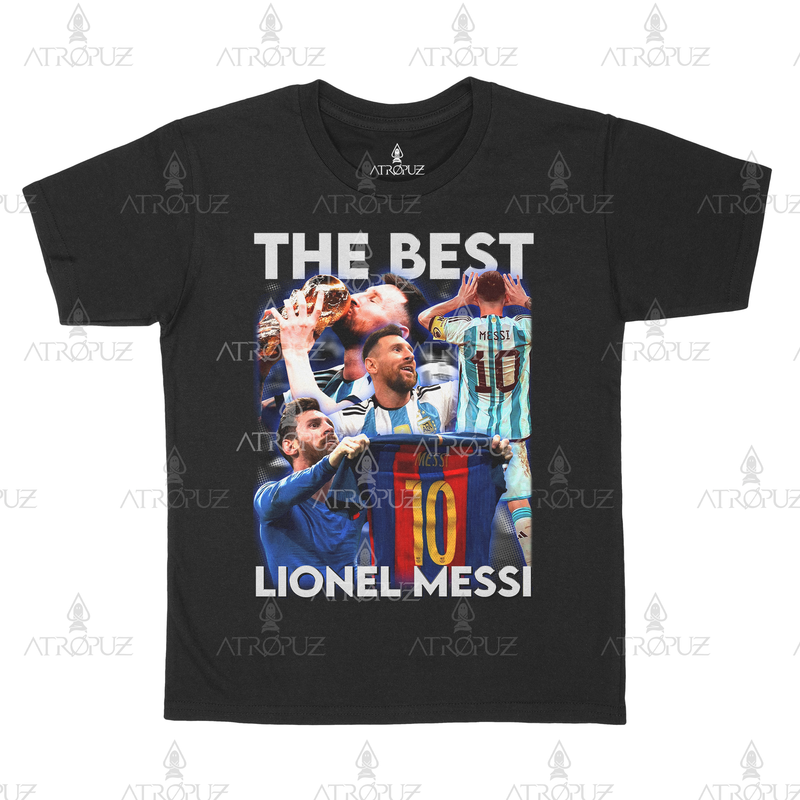 Camiseta Algodão Unissex The Best Messi
