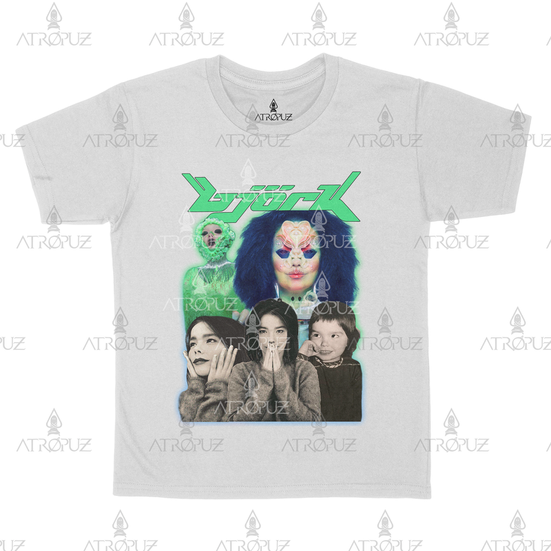 Camiseta Algodão Unissex Björk cantora