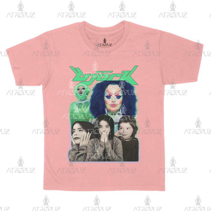 Camiseta Algodão Unissex Björk cantora