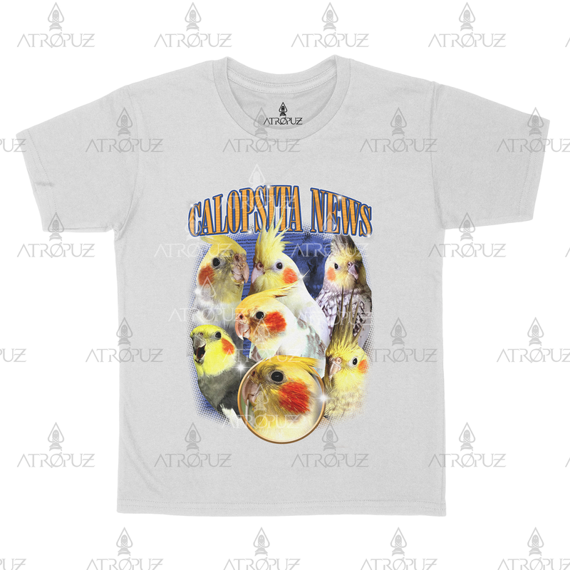 Camiseta Algodão Unissex Calopsita News
