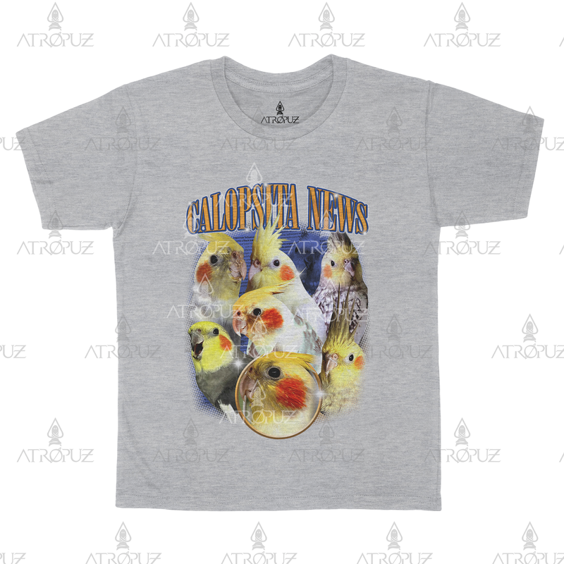 Camiseta Algodão Unissex Calopsita News