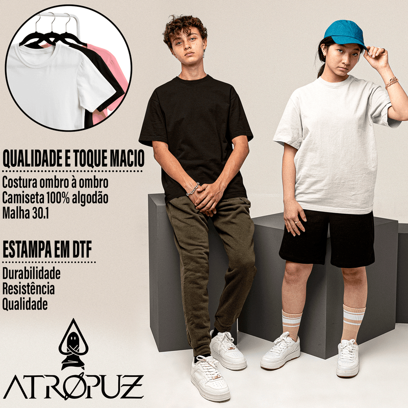 Camiseta Algodão Unissex T shirt Graphic Tees Kyan Mandrake trap rap