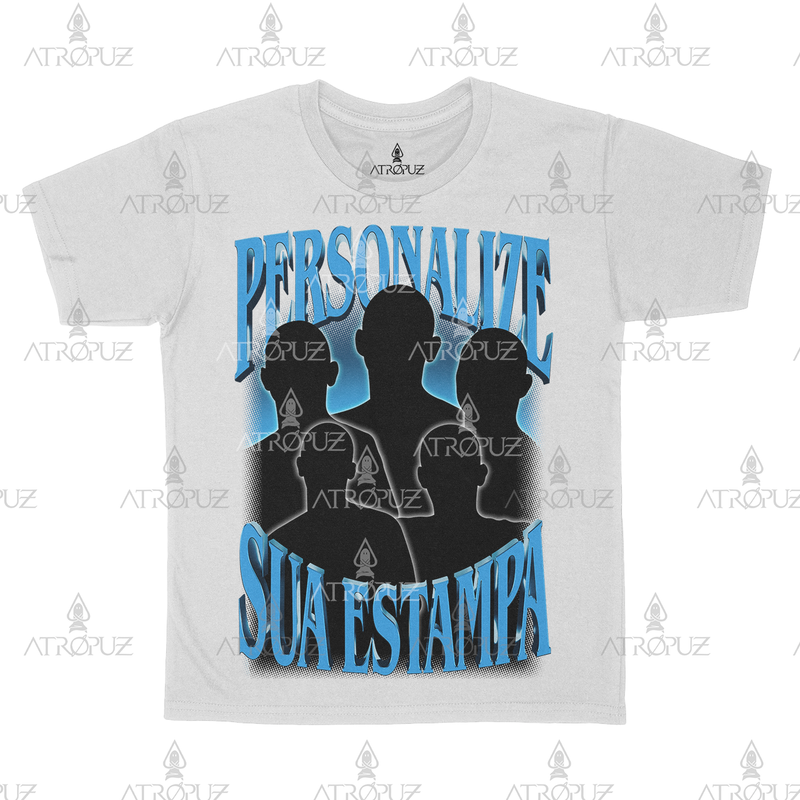 Camiseta Algodão Unissex T shirt Personalize sua estampa