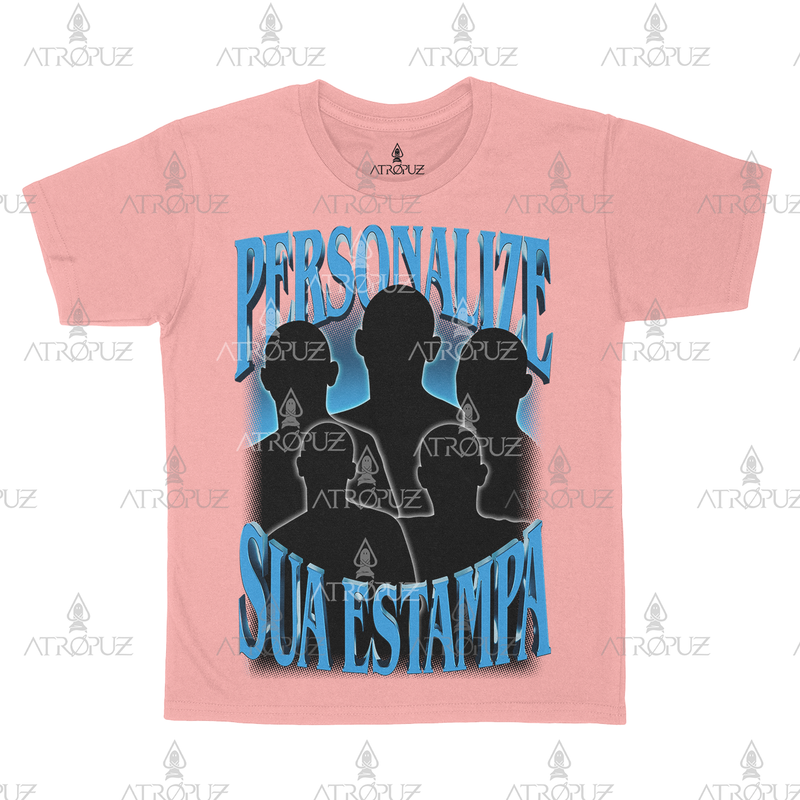Camiseta Algodão Unissex T shirt Personalize sua estampa